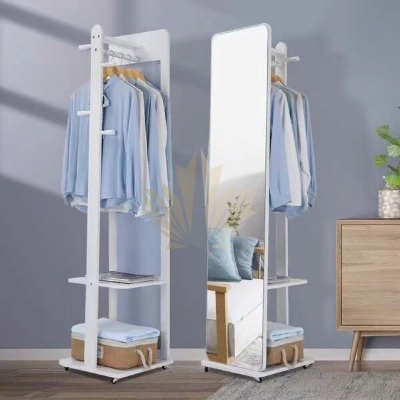 Напольное зеркало-вешалка для одежды Omi 90